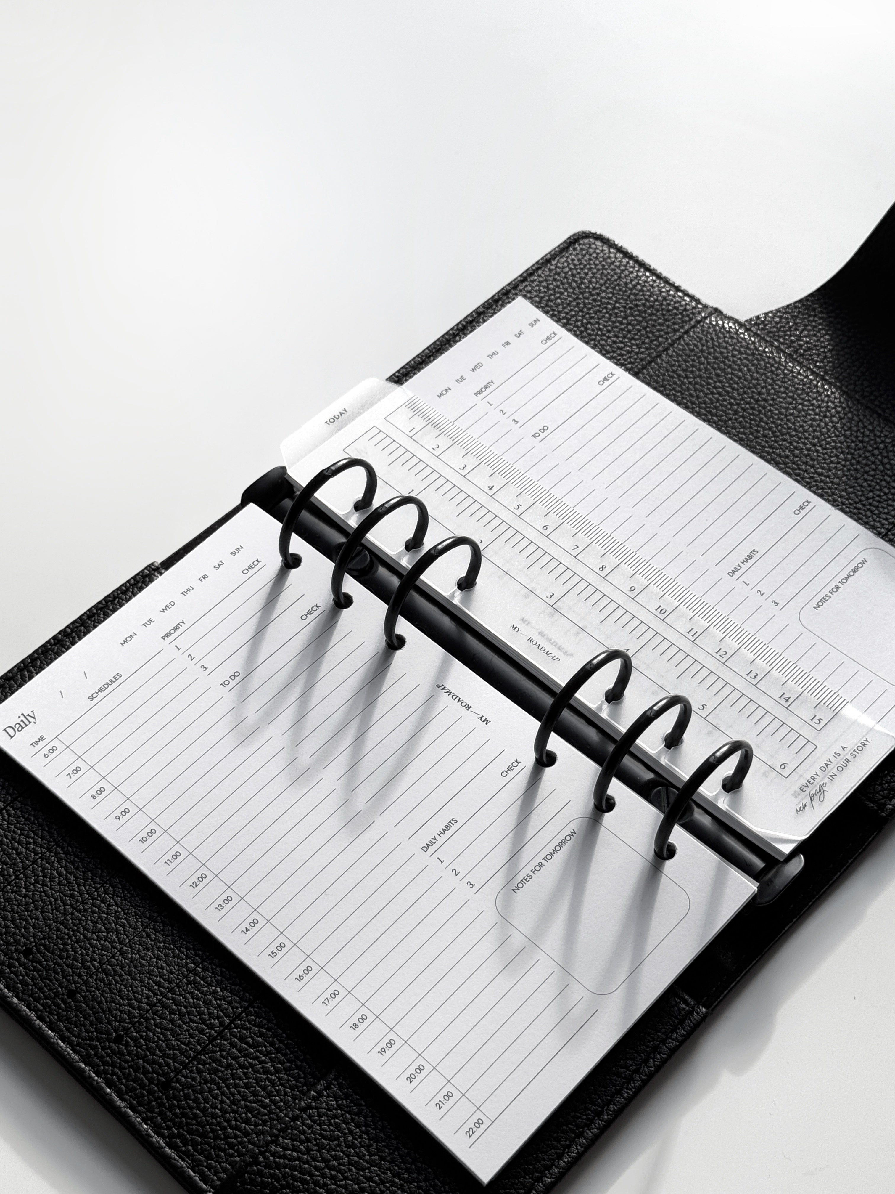 Ruler-Bookmark «Today» transparent
