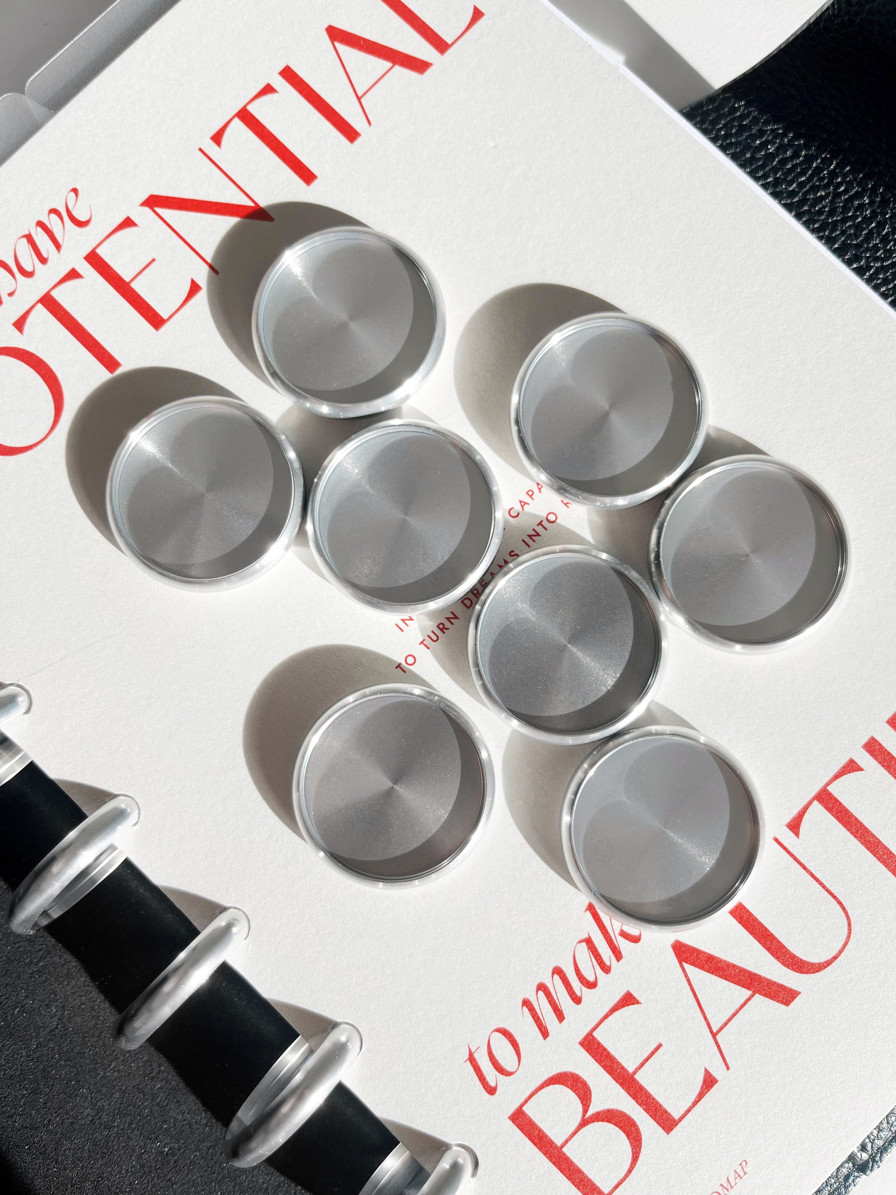 Aluminium-Discs «Light Silver» 32mm