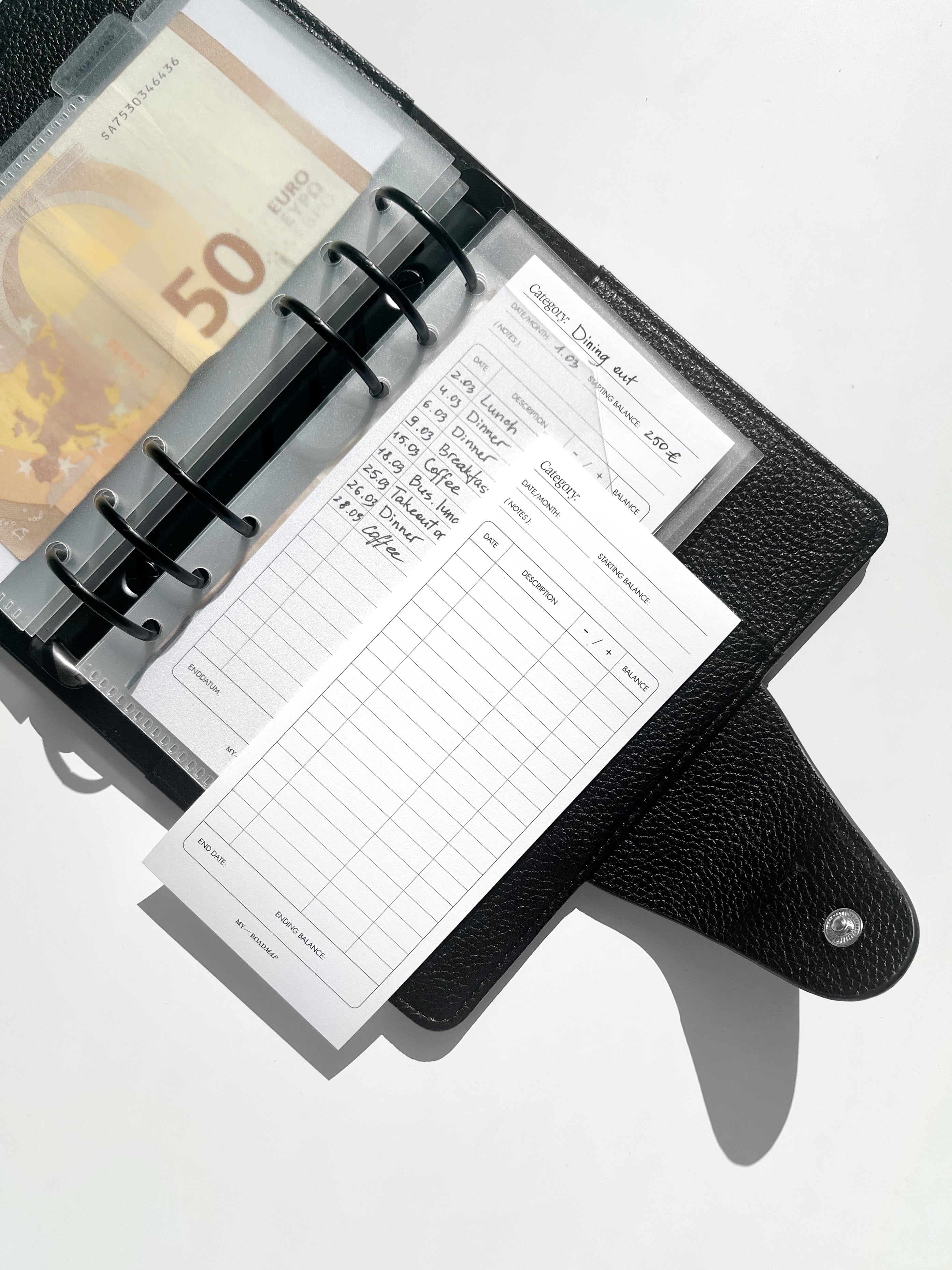 30 Budget-Trackers inserts for financial planning