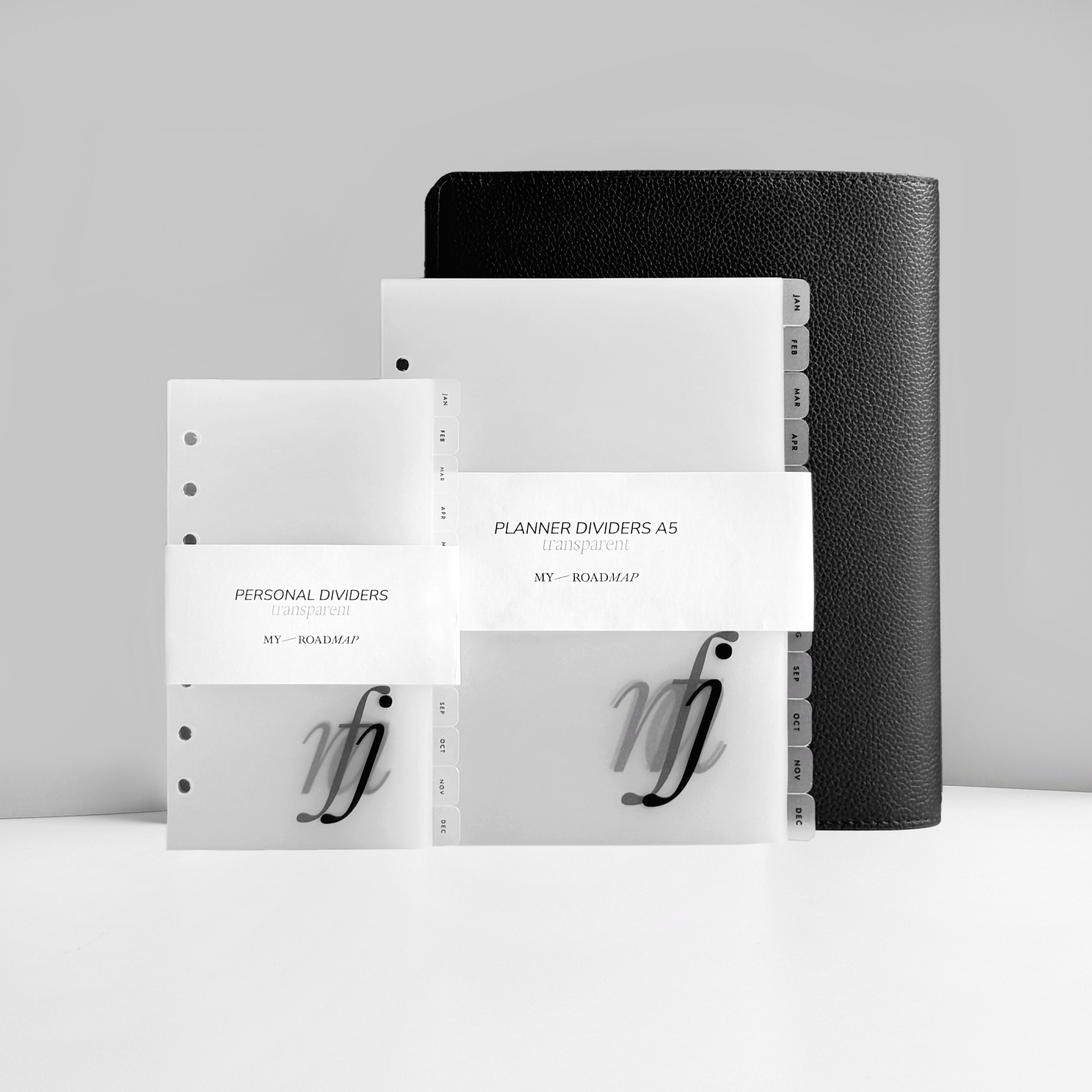 12-Months Dividers (black print)