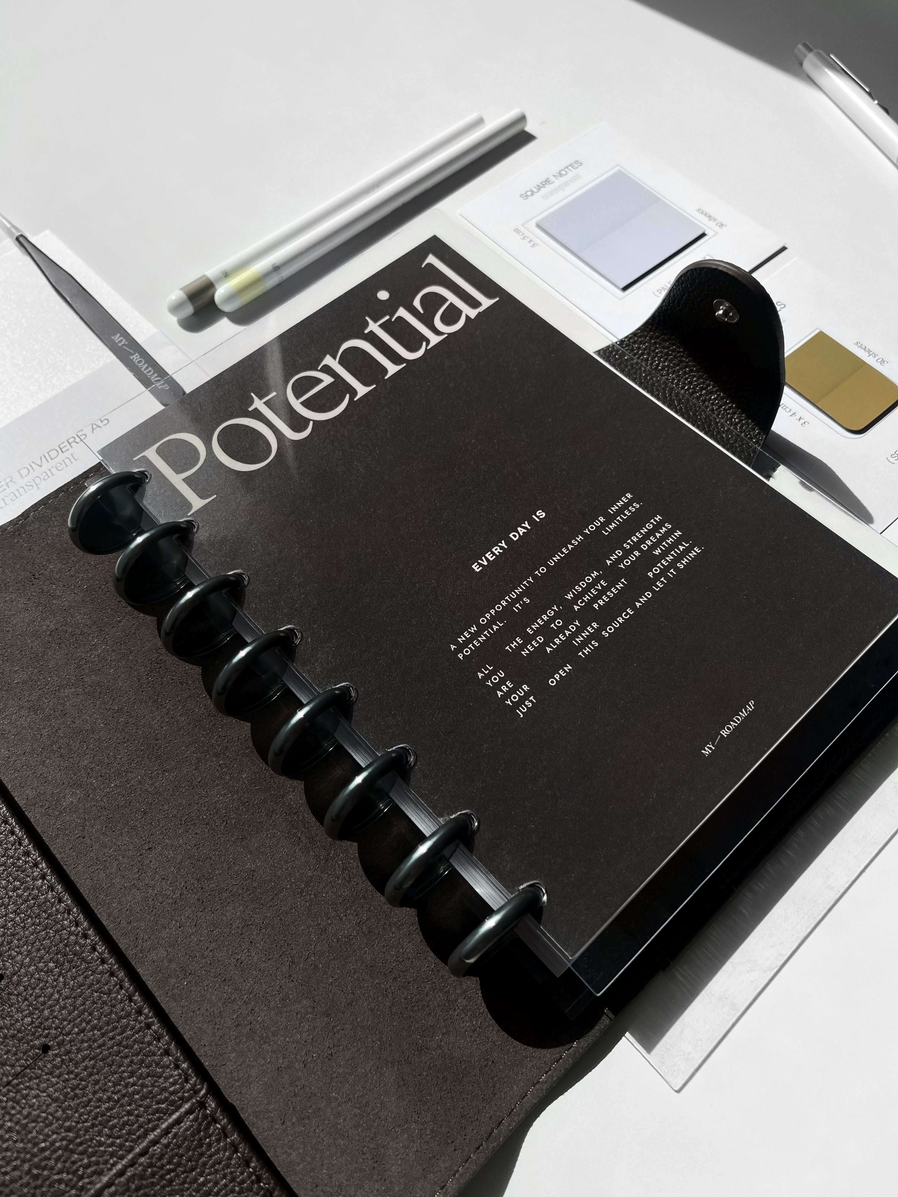 A5 Discbound Planer-Box "Dark Chocolate"