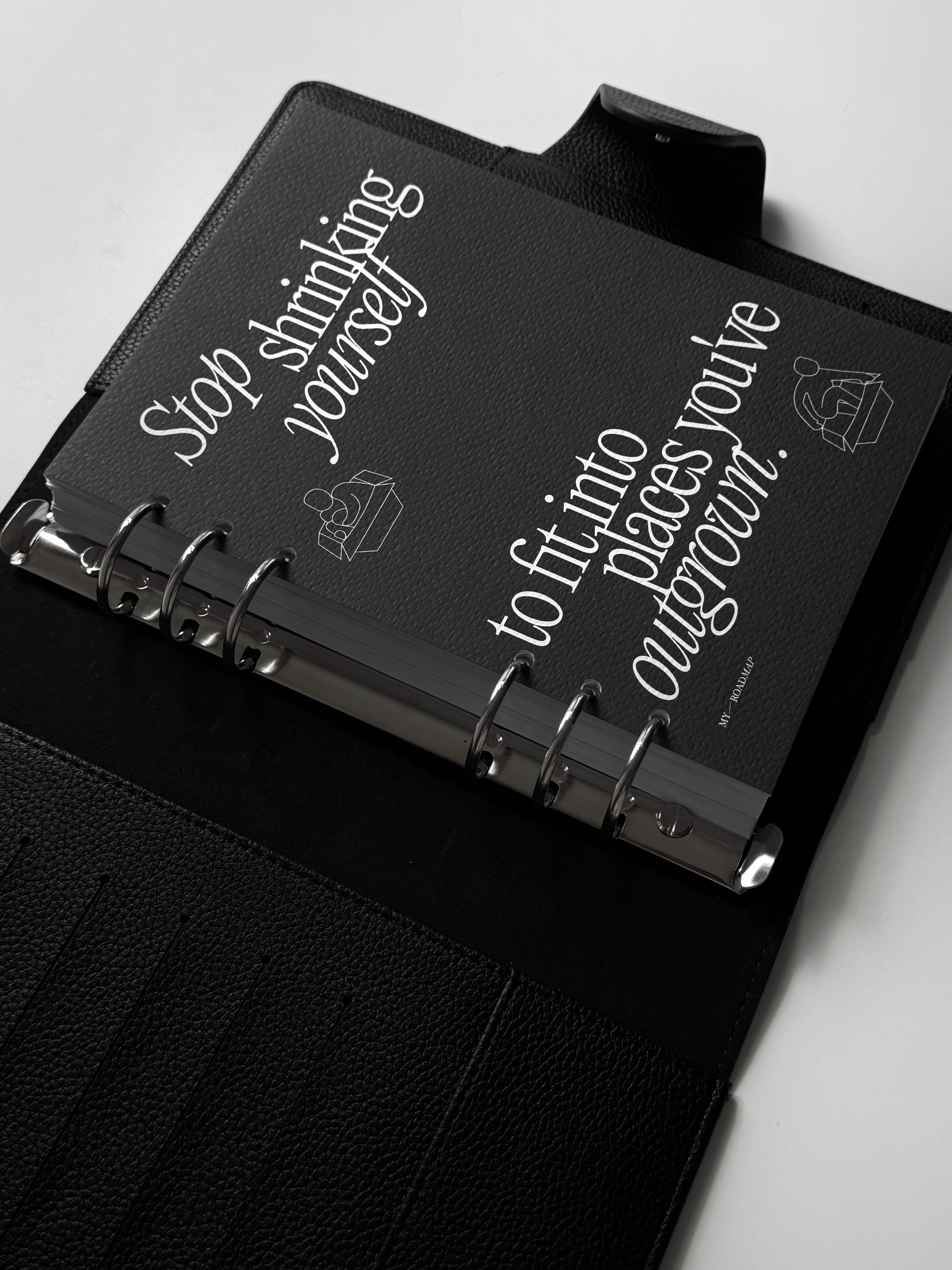 Planner-Dashboard «Stop Shrinking Yourself» A5