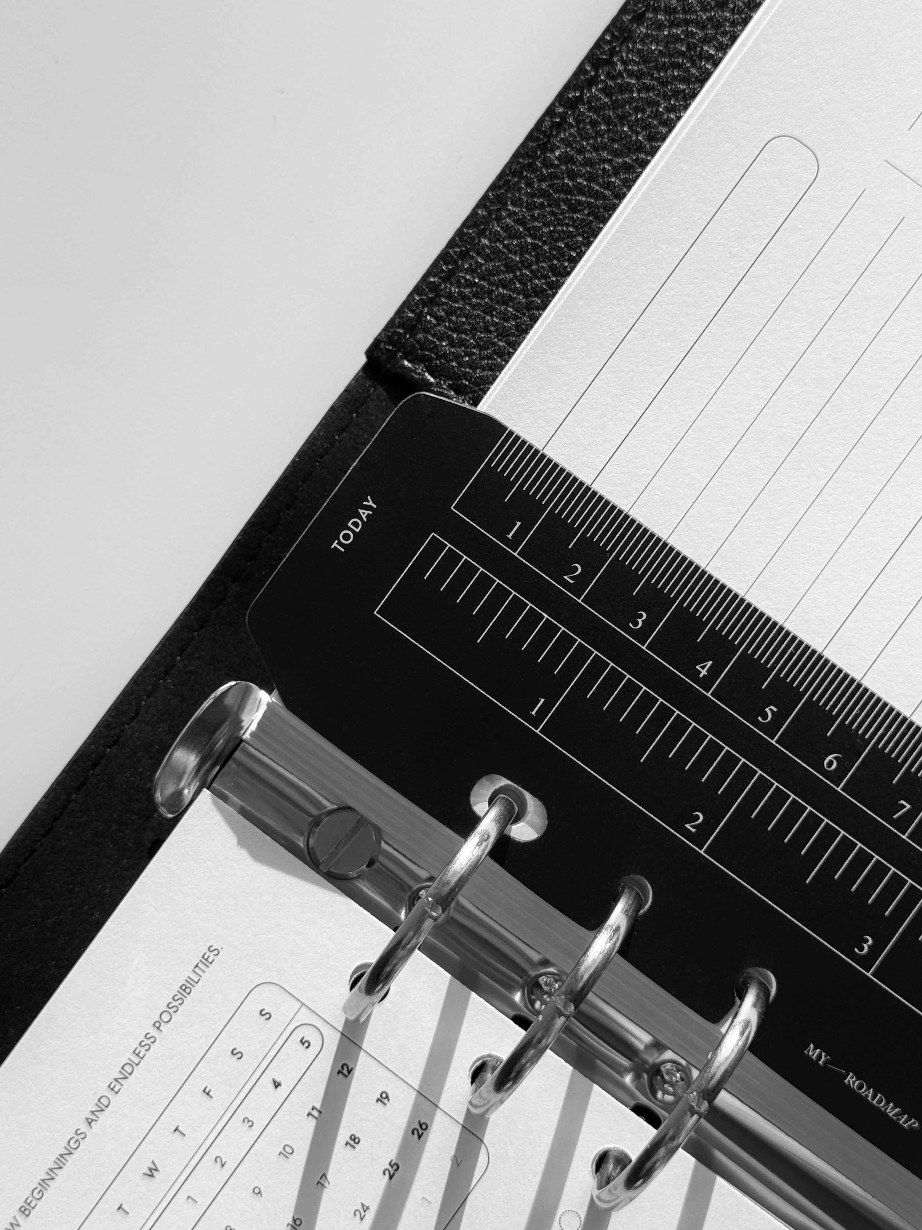 Ruler-Bookmark «Today» black