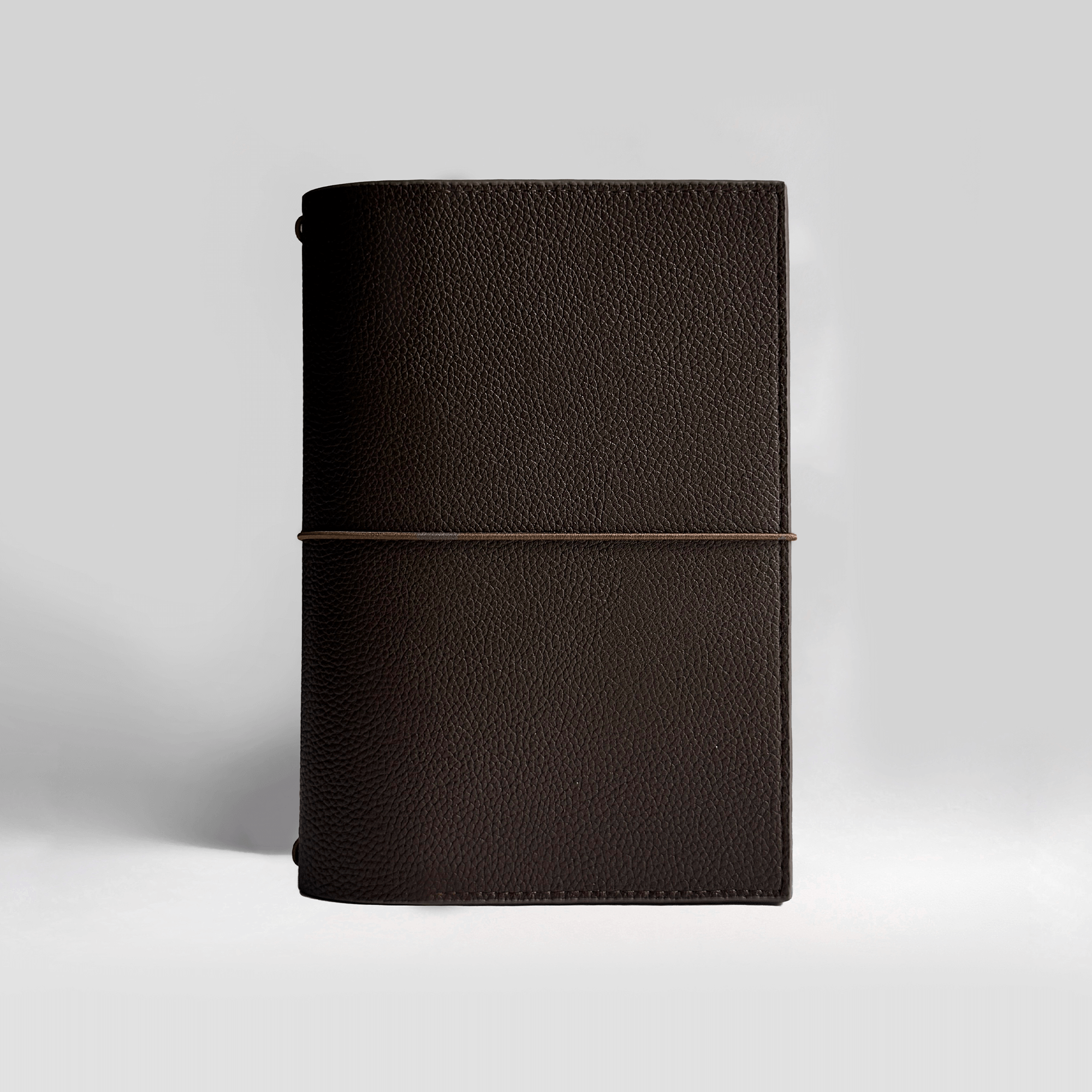 Personalized MyRoadbook Cover A5 | Leather Notebook Dark Chocolate | Planner & Journal