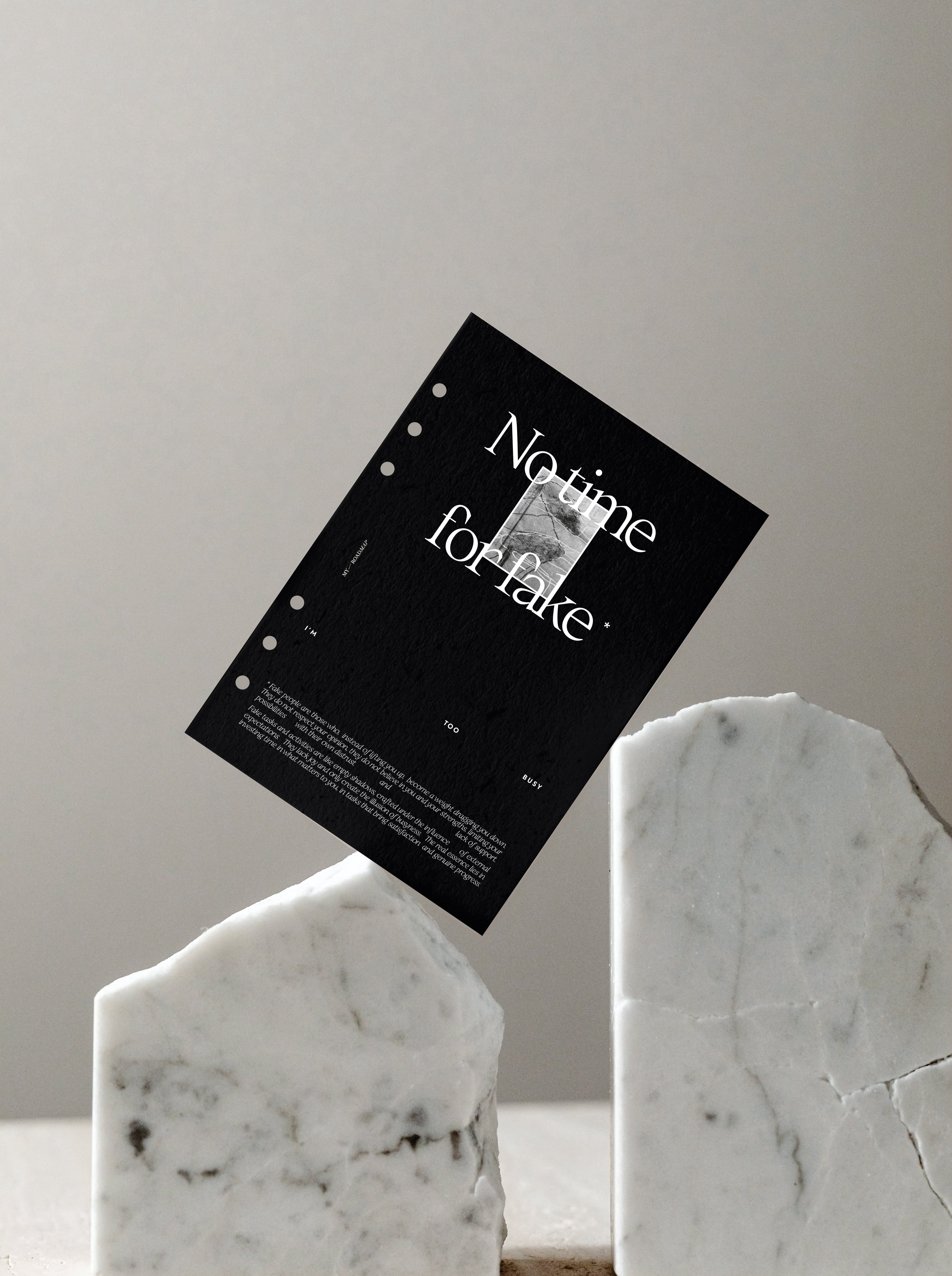 Planner-Dashboard A5 «No Time For Fake»