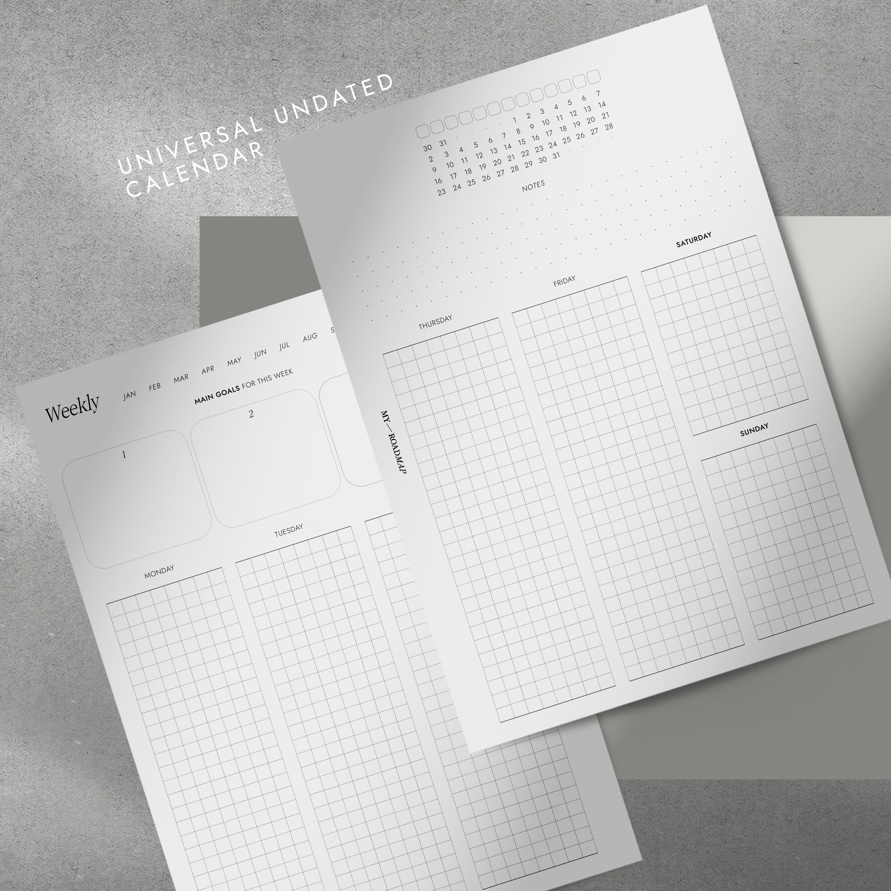 Wochenplaner Einlagen (edition 5)