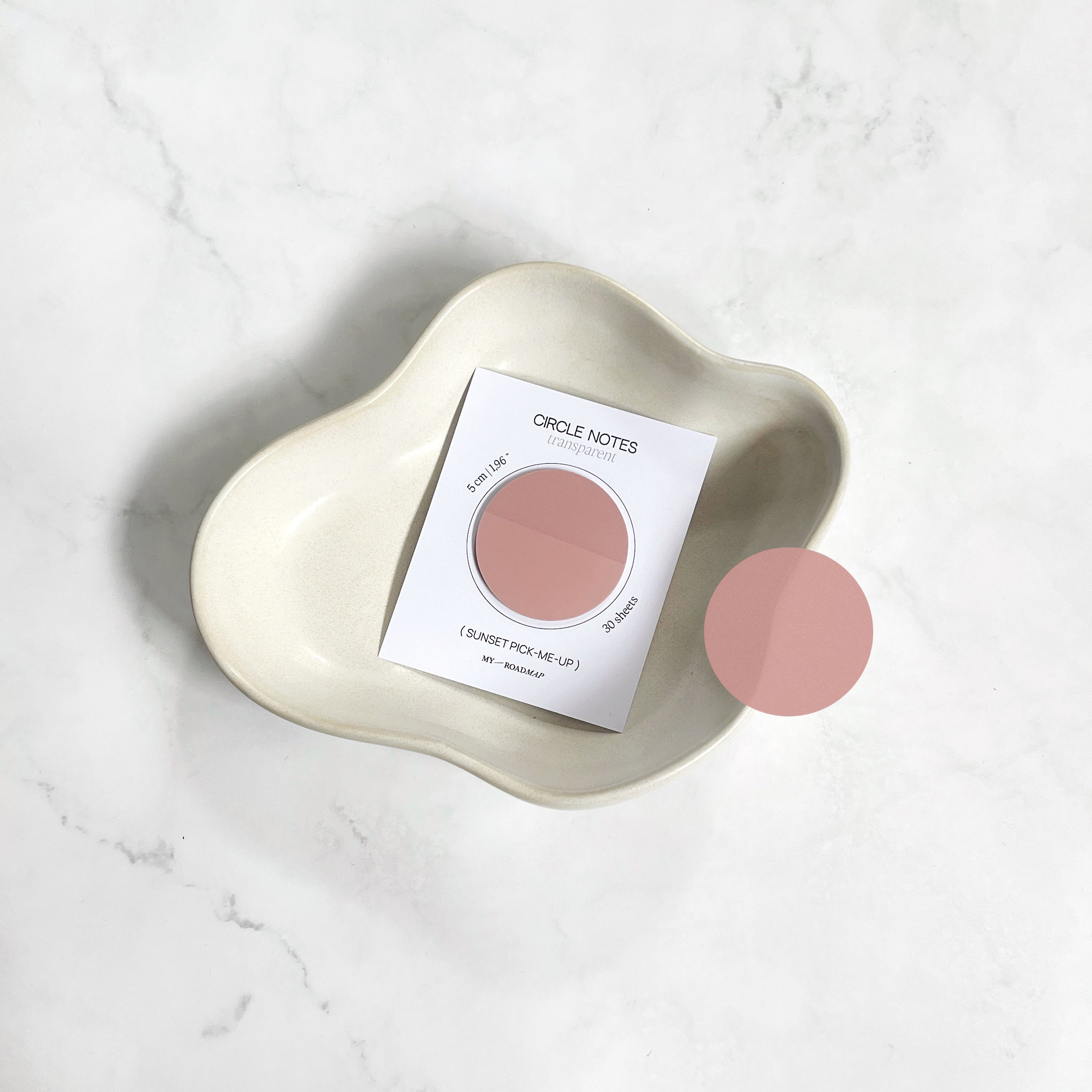 Round Transparent Sticky Notes