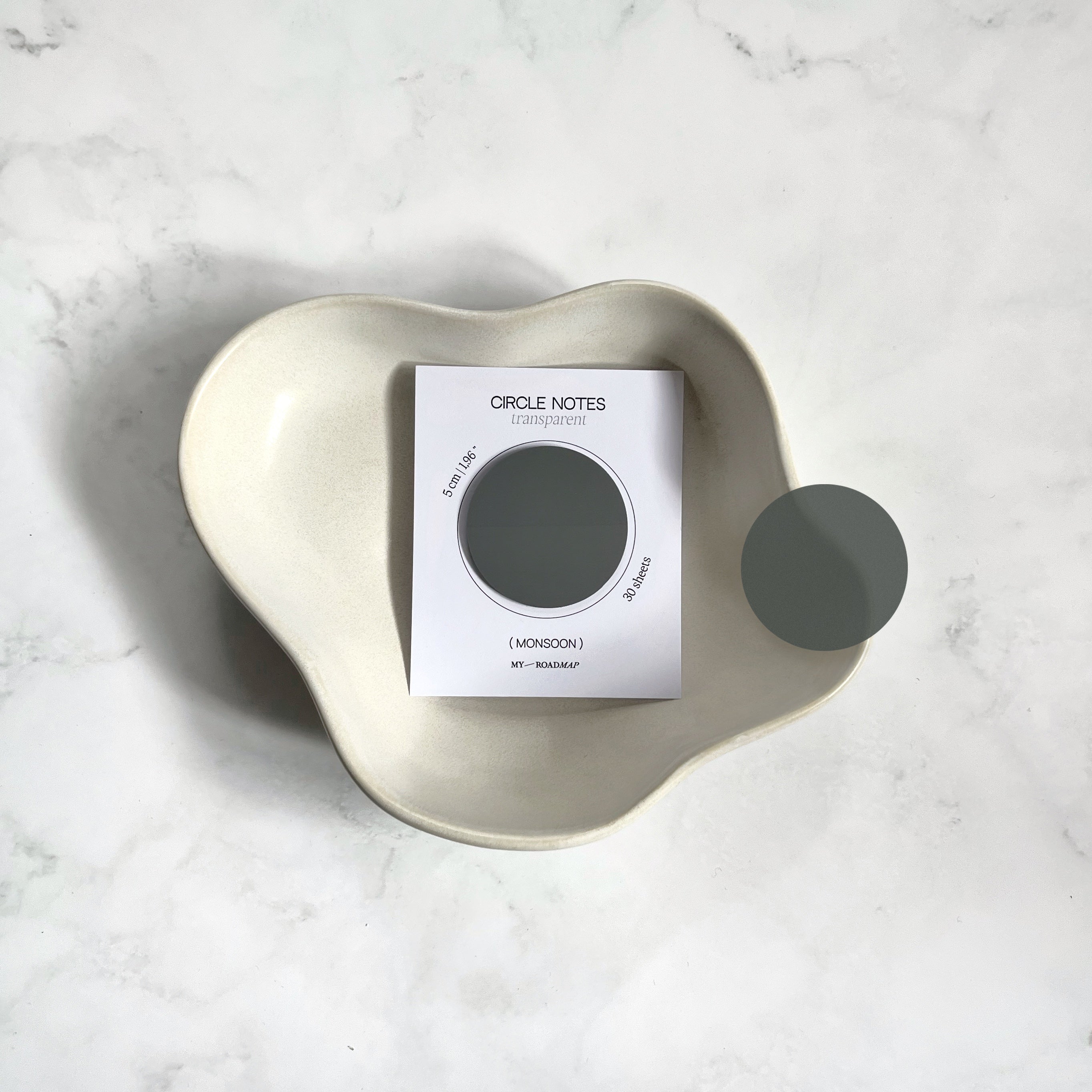 Round Transparent Sticky Notes