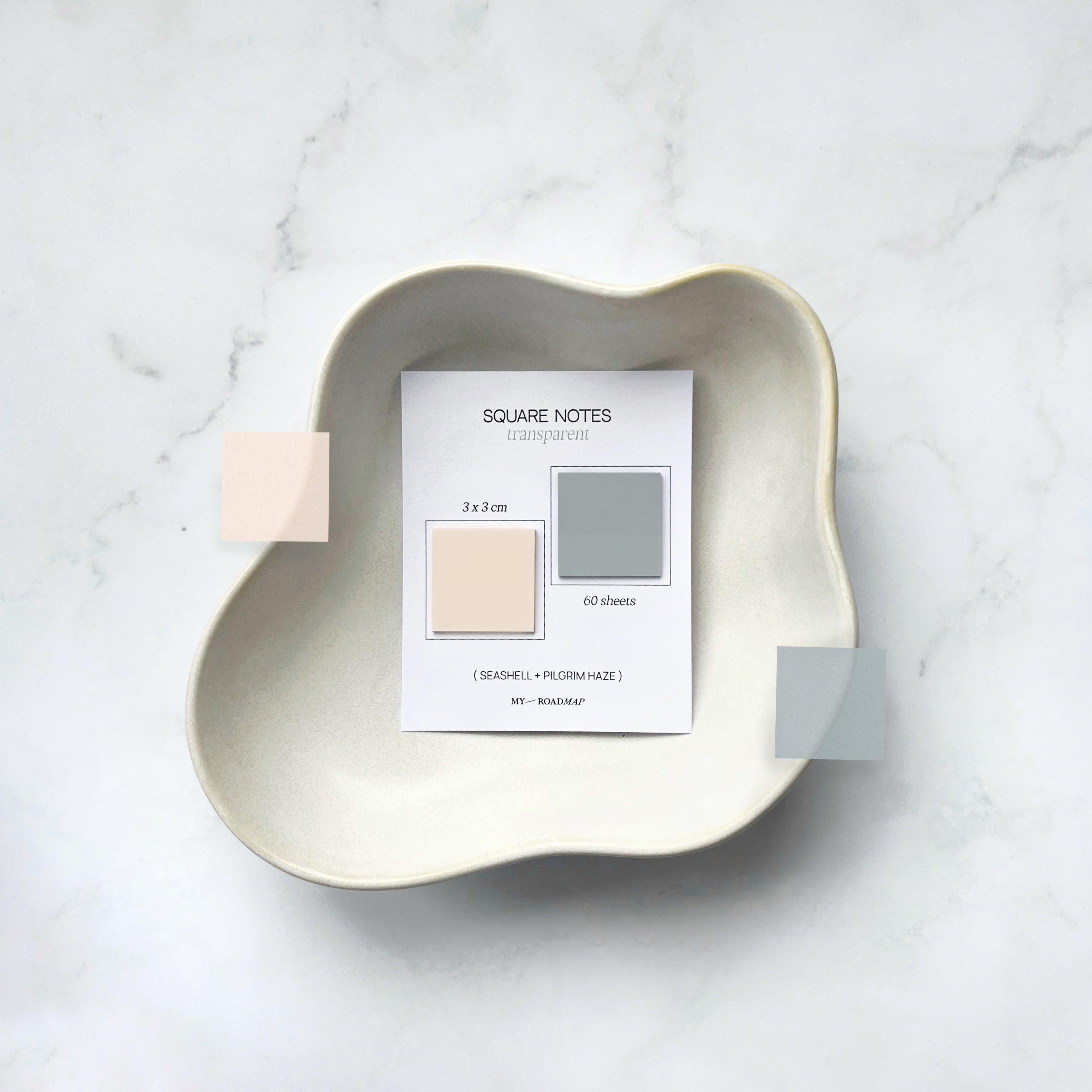 Transparent Sticky Notes 2 Color Set