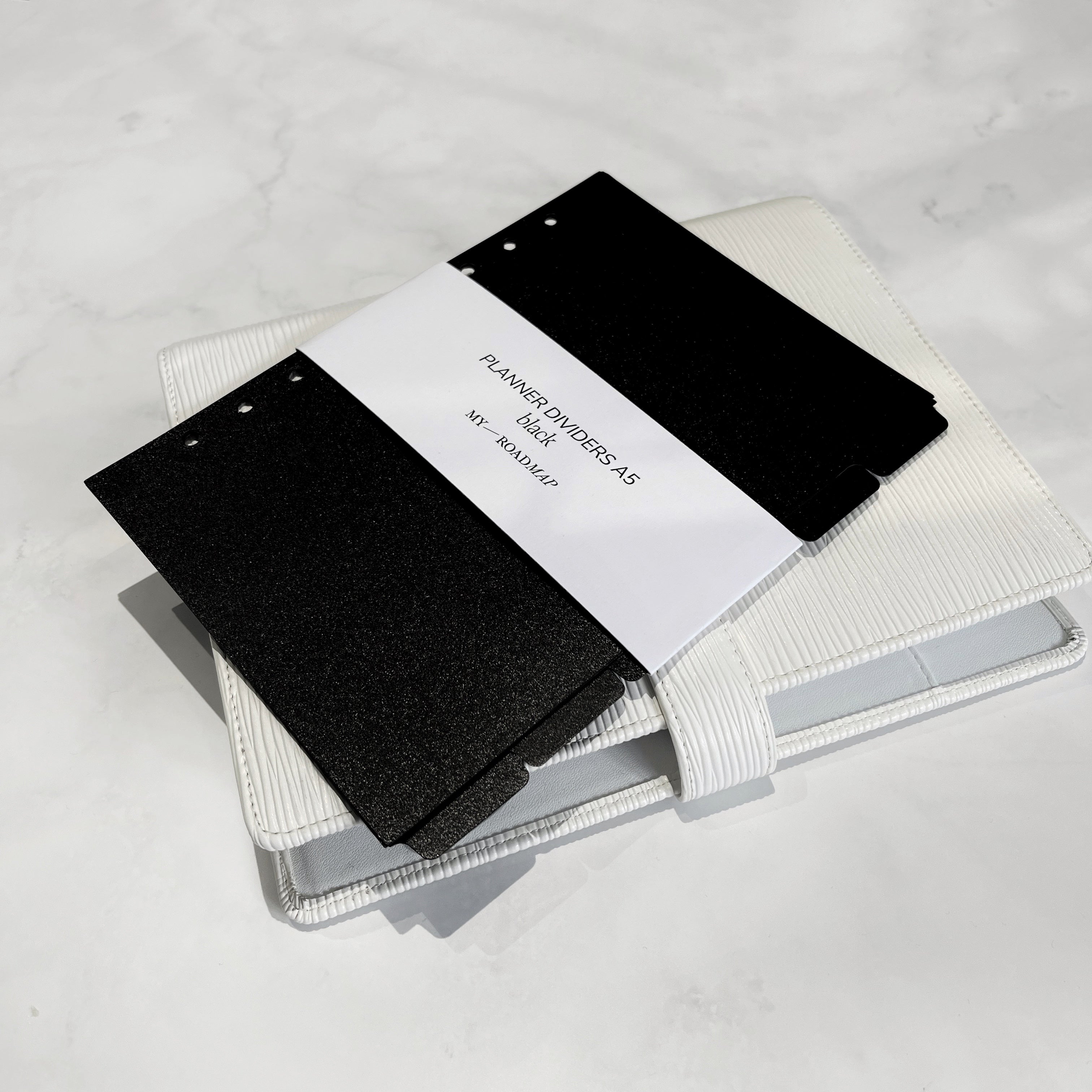 Black dividers with side tabs