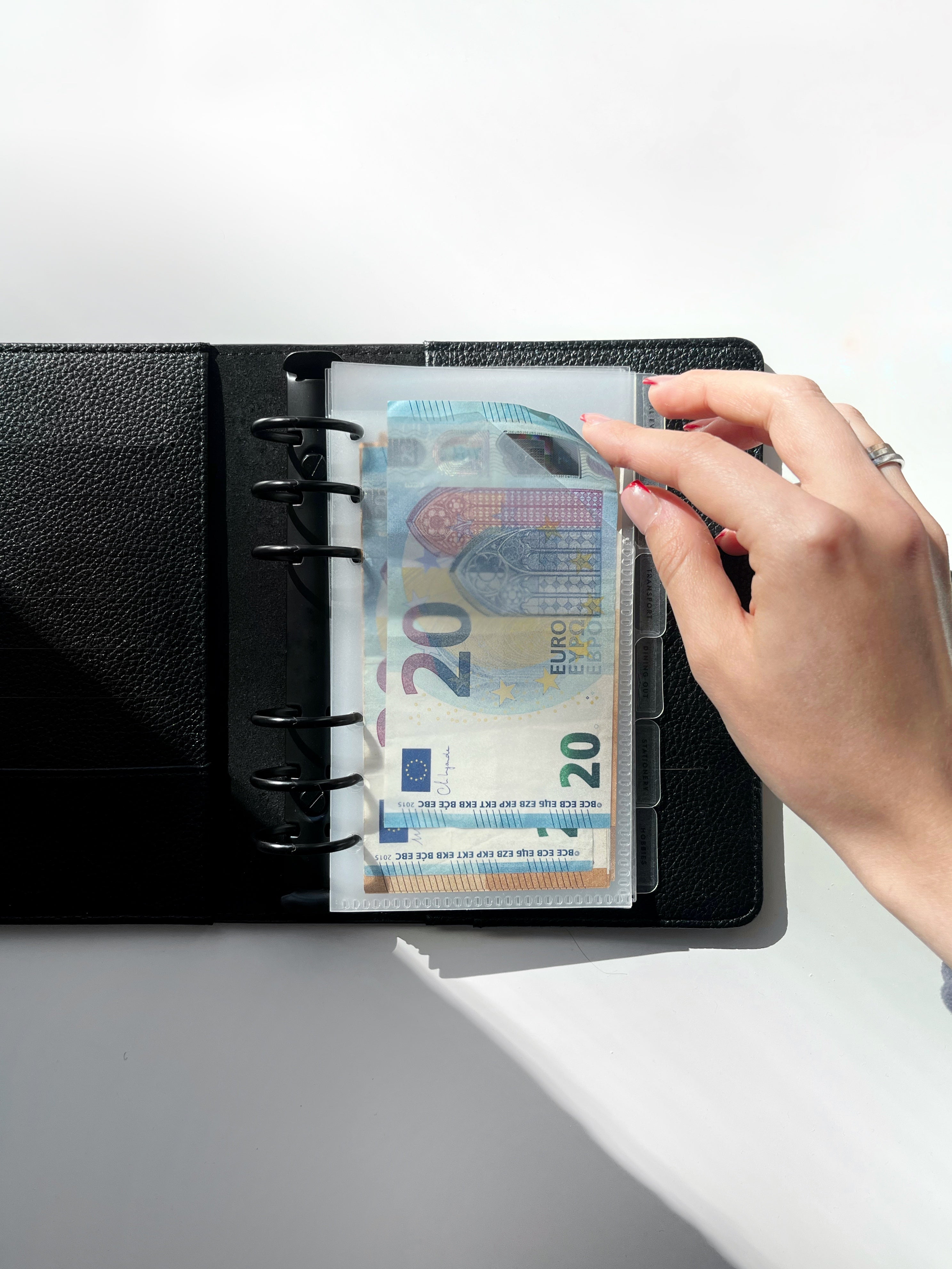 Budget Umschläge Personal Größe, 6 Hüllen mit seitlichen Tabs