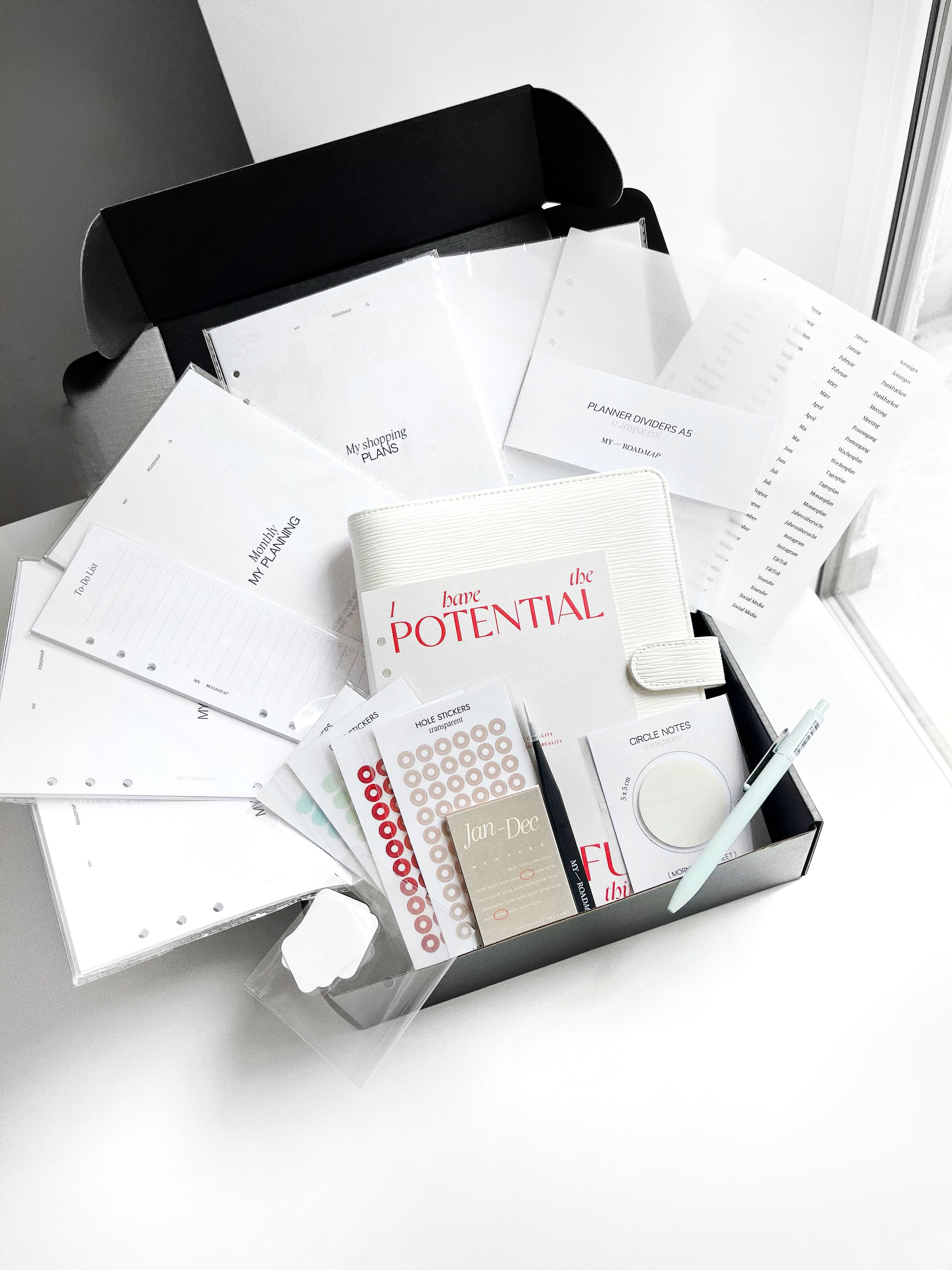 Planner-Box A5 «Ivory» | Personalizable