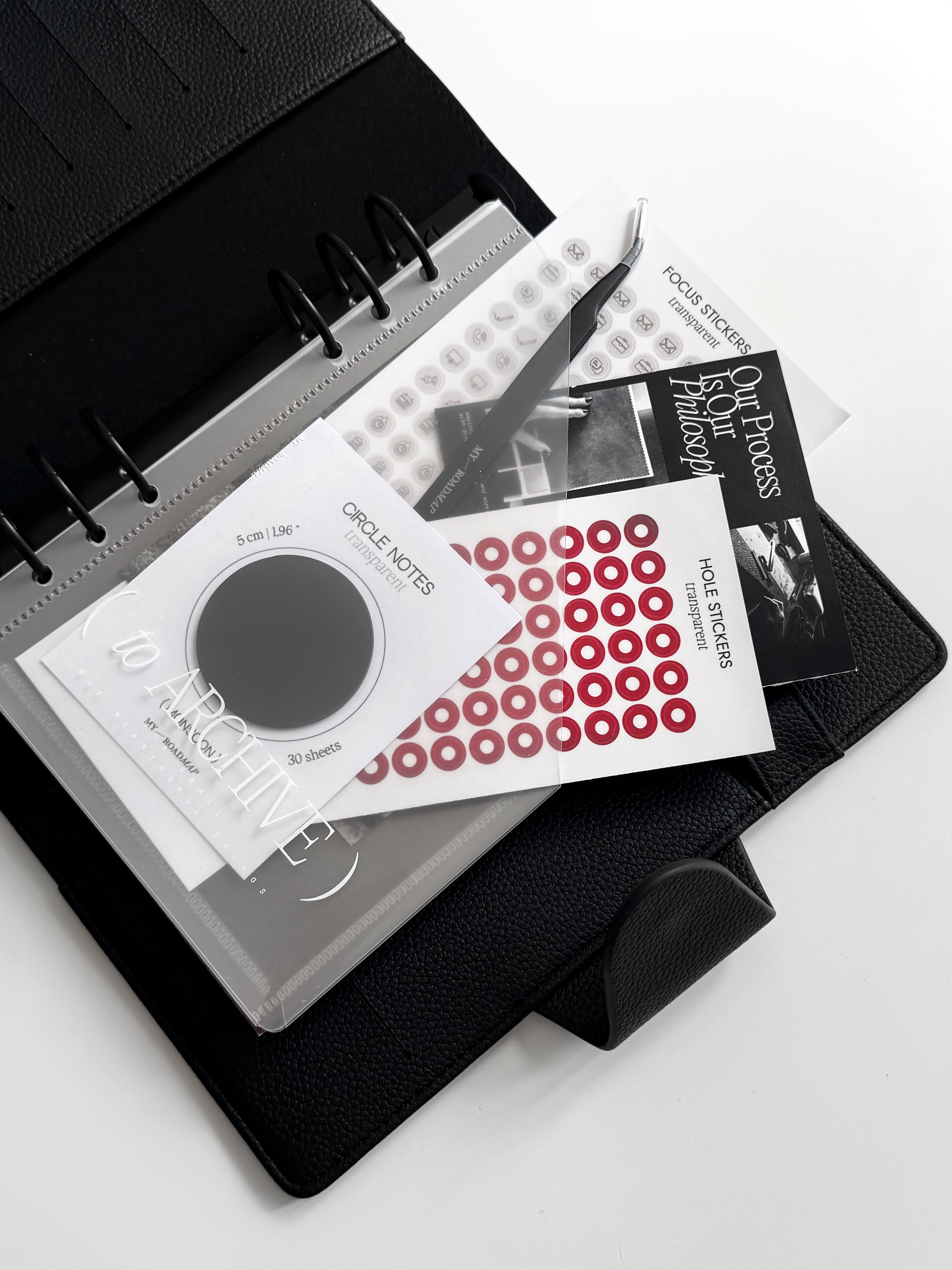( to ARCHIVE ) A5 Storage Pocket – Clear & Minimalist