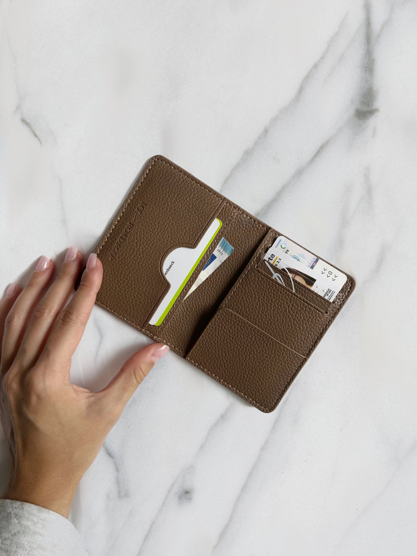 Cardholder «Pecan» | Personalizable