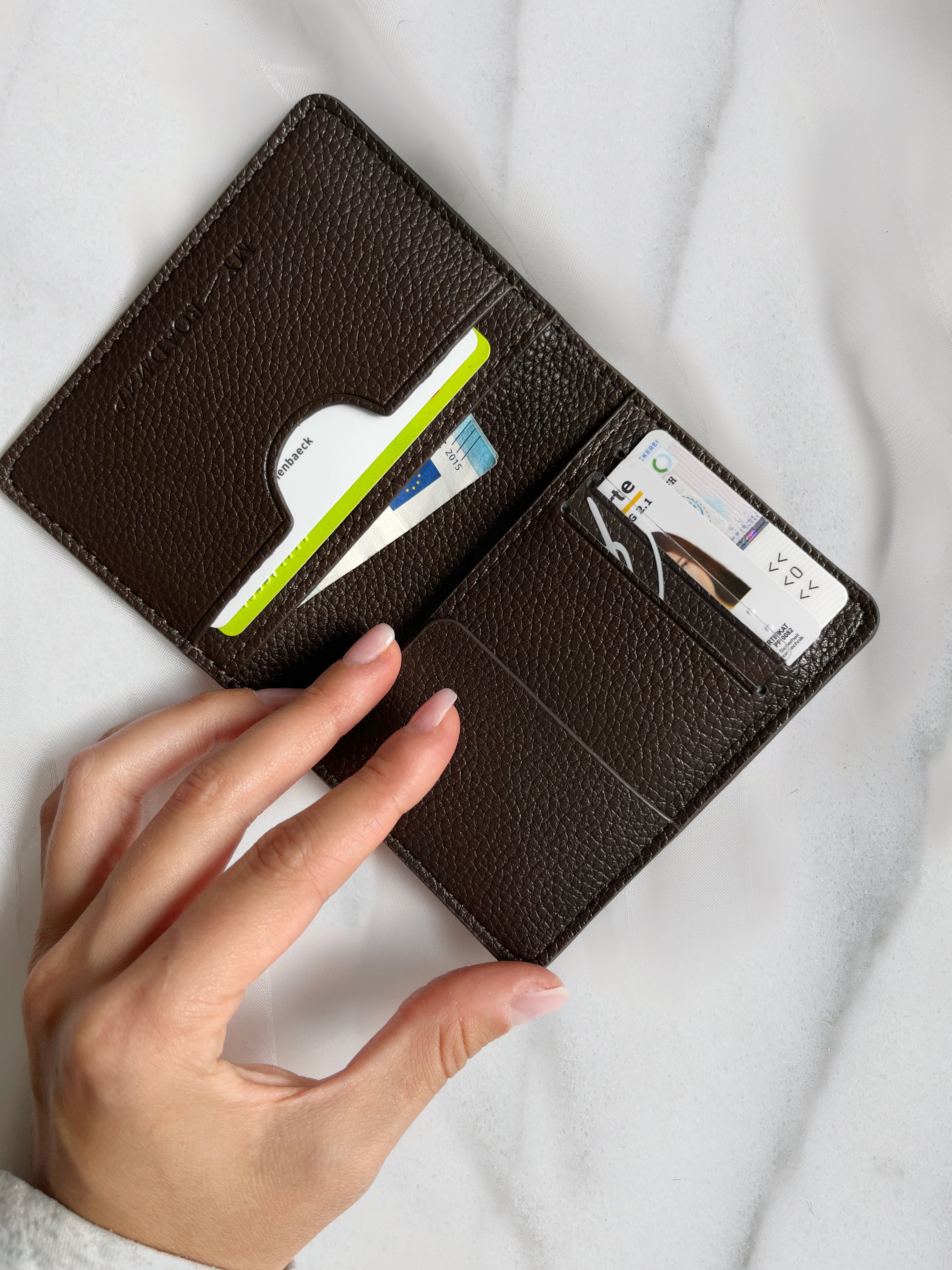 Cardholder «Dark Chocolate» | Personalizable