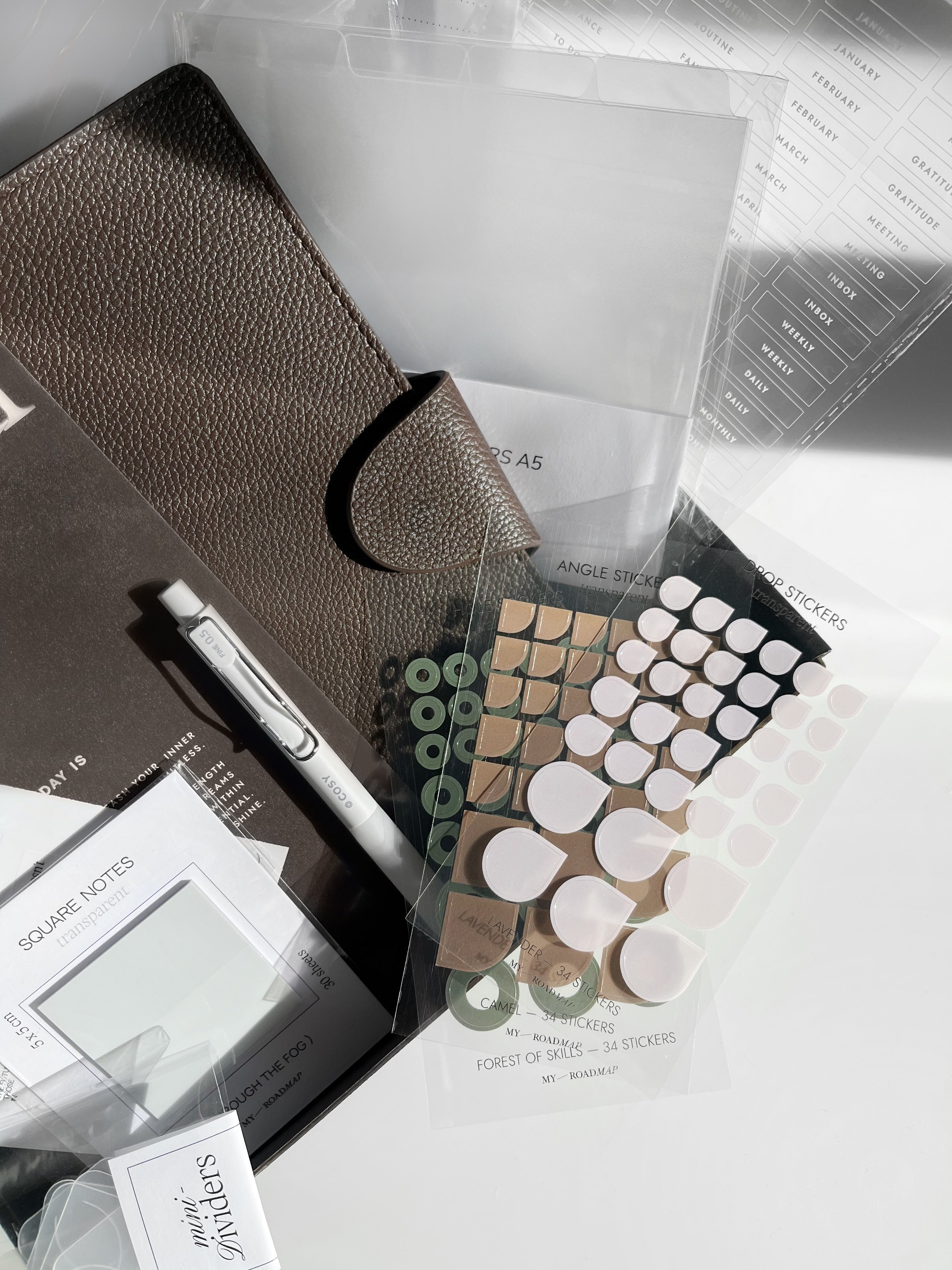 Planner-Box A5 «Dark Chocolate» | Personalizable