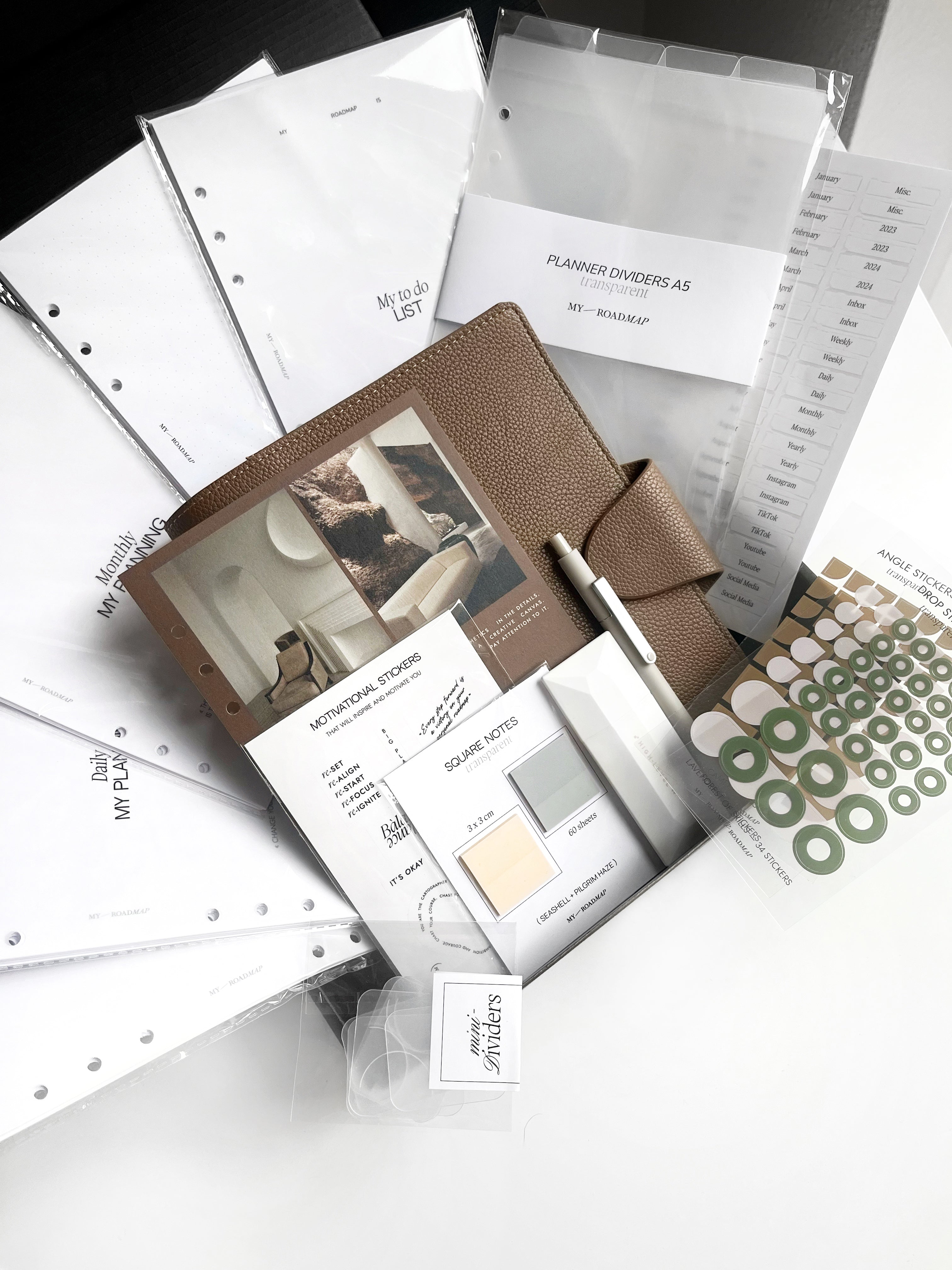 Planner-Box A5 «Pecan» | Personalizable