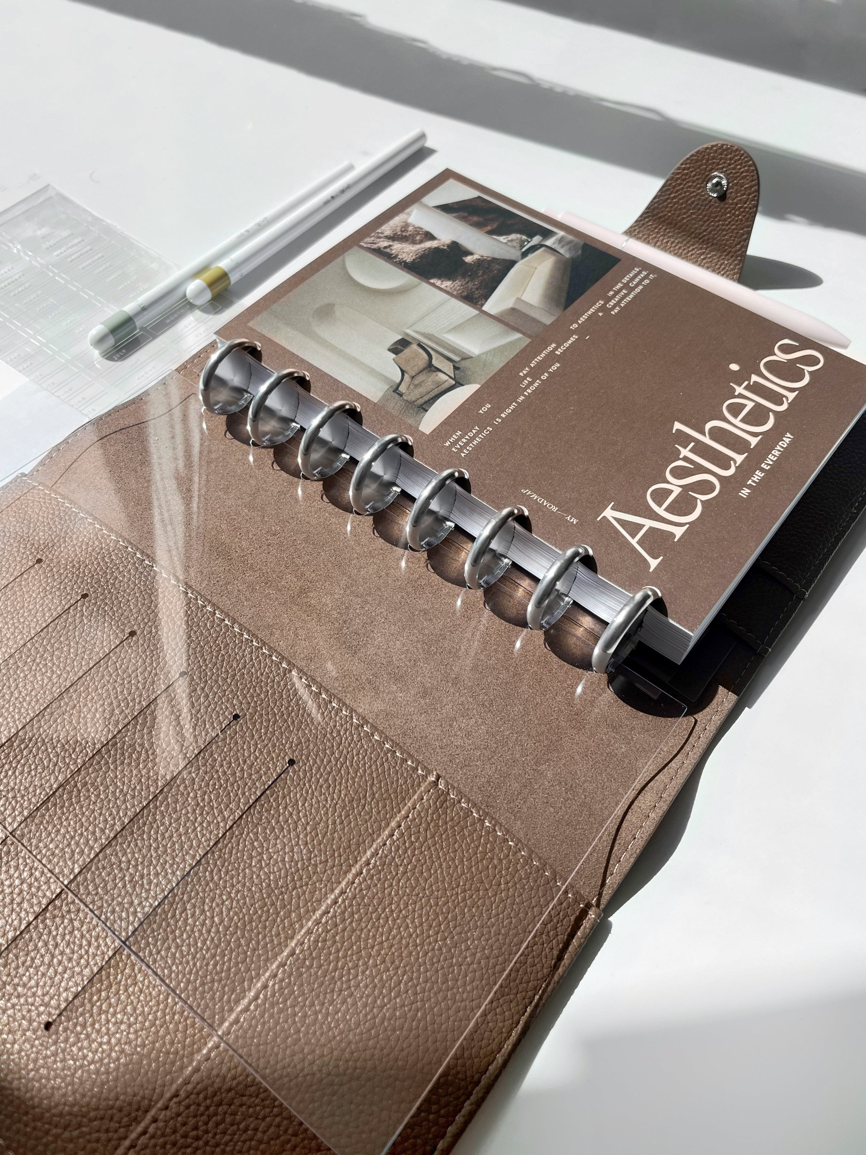 A5 Discbound Planner-Box «Pecan»