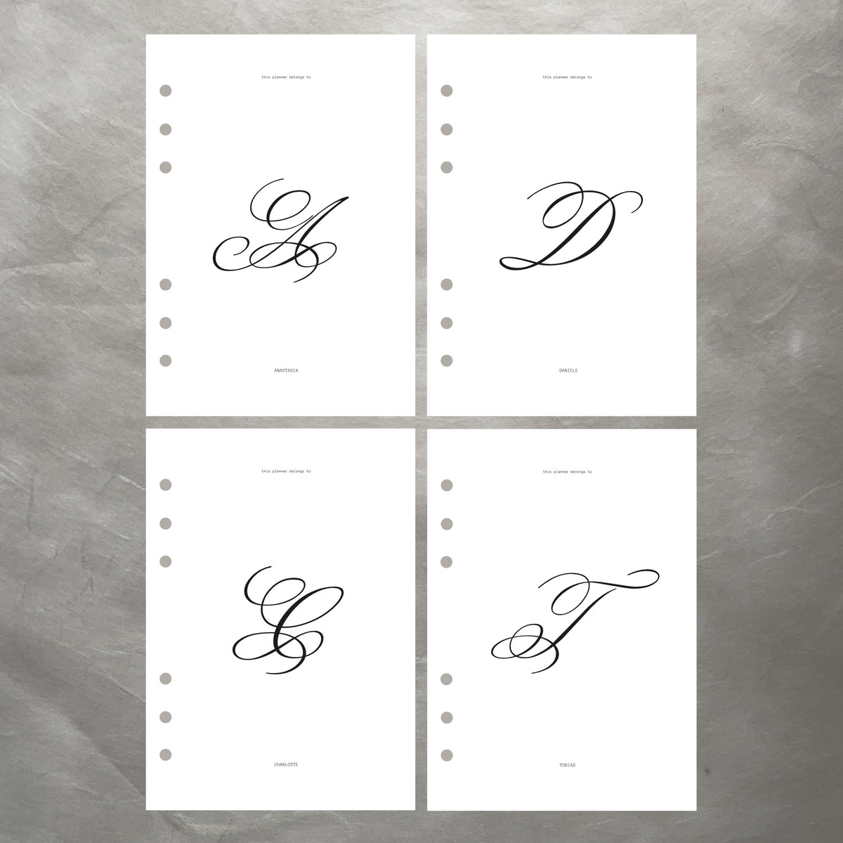 Personalized Monogram-Dashboard White Paper