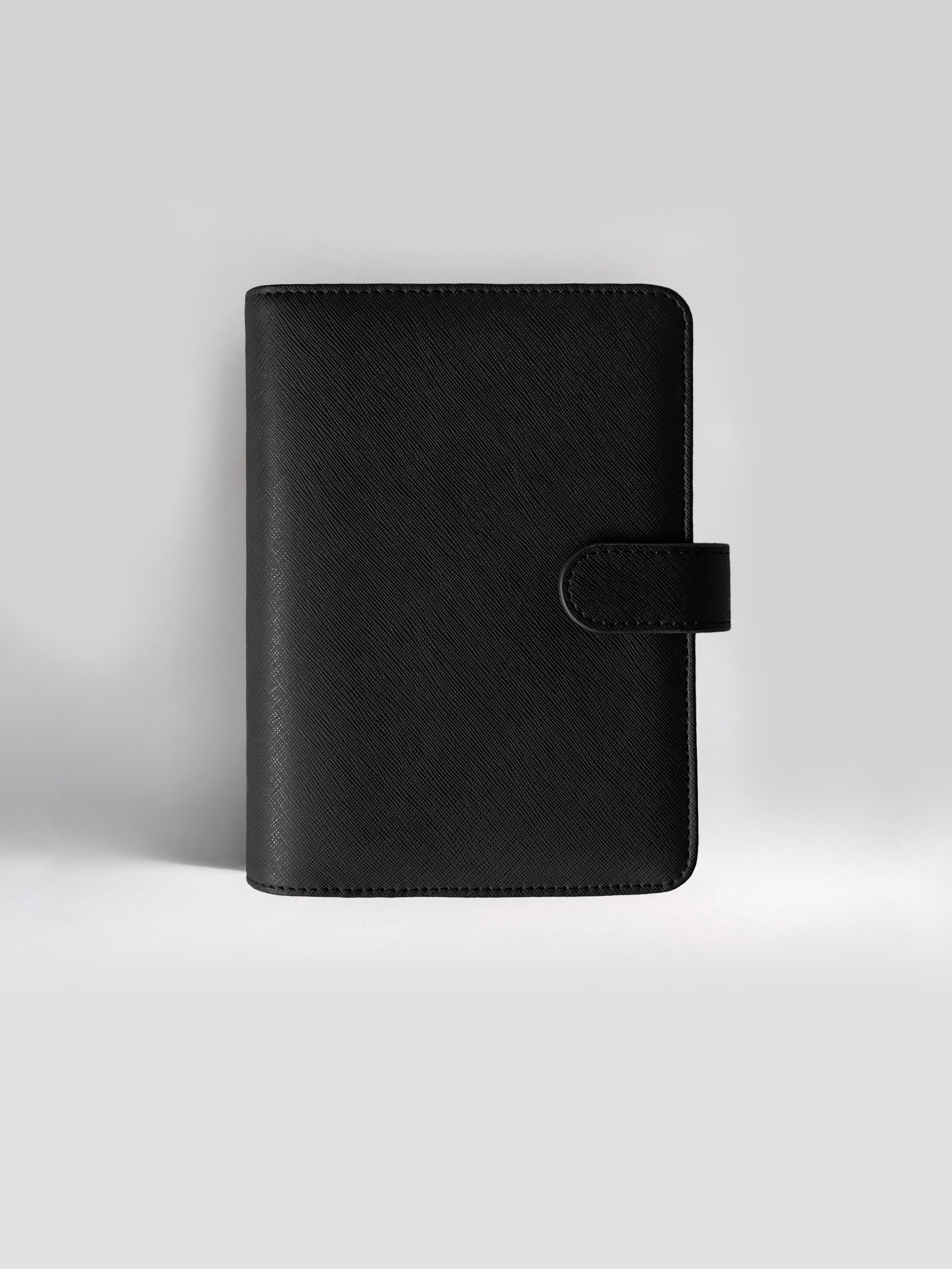 Organizer «Midnight Matte» Personal Size Refillable | Personalizable | Budget Planner