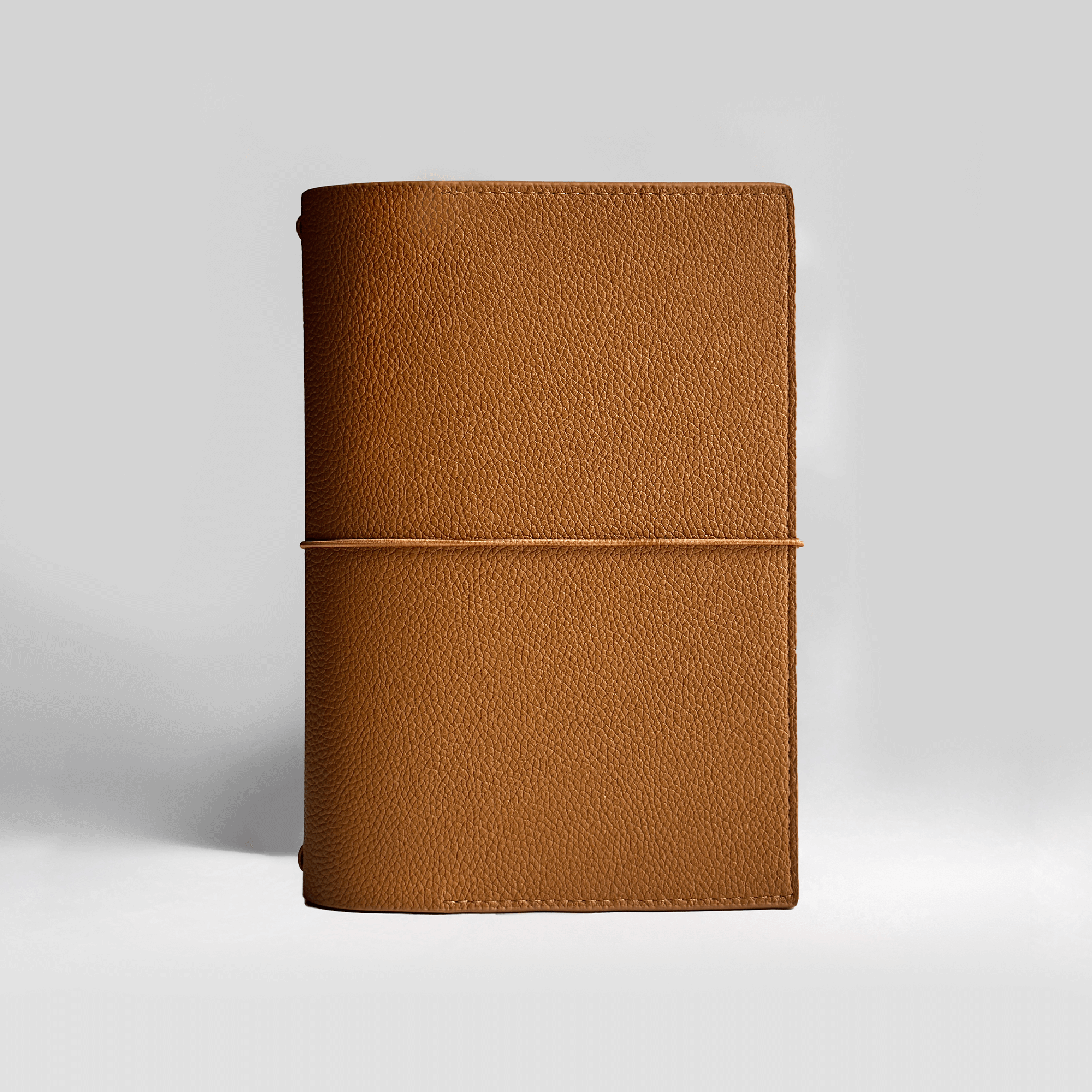 Personalized MyRoadbook Cover A5 | Leather Notebook Brandy Brown | Planner & Journal