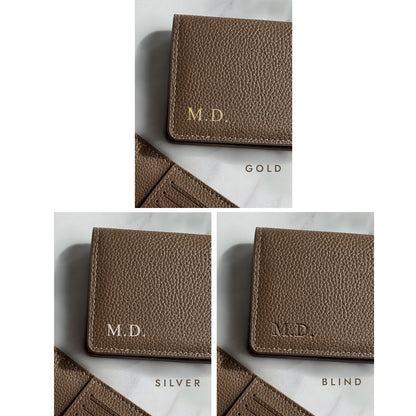 Cardholder «Pecan» | Personalisierbar