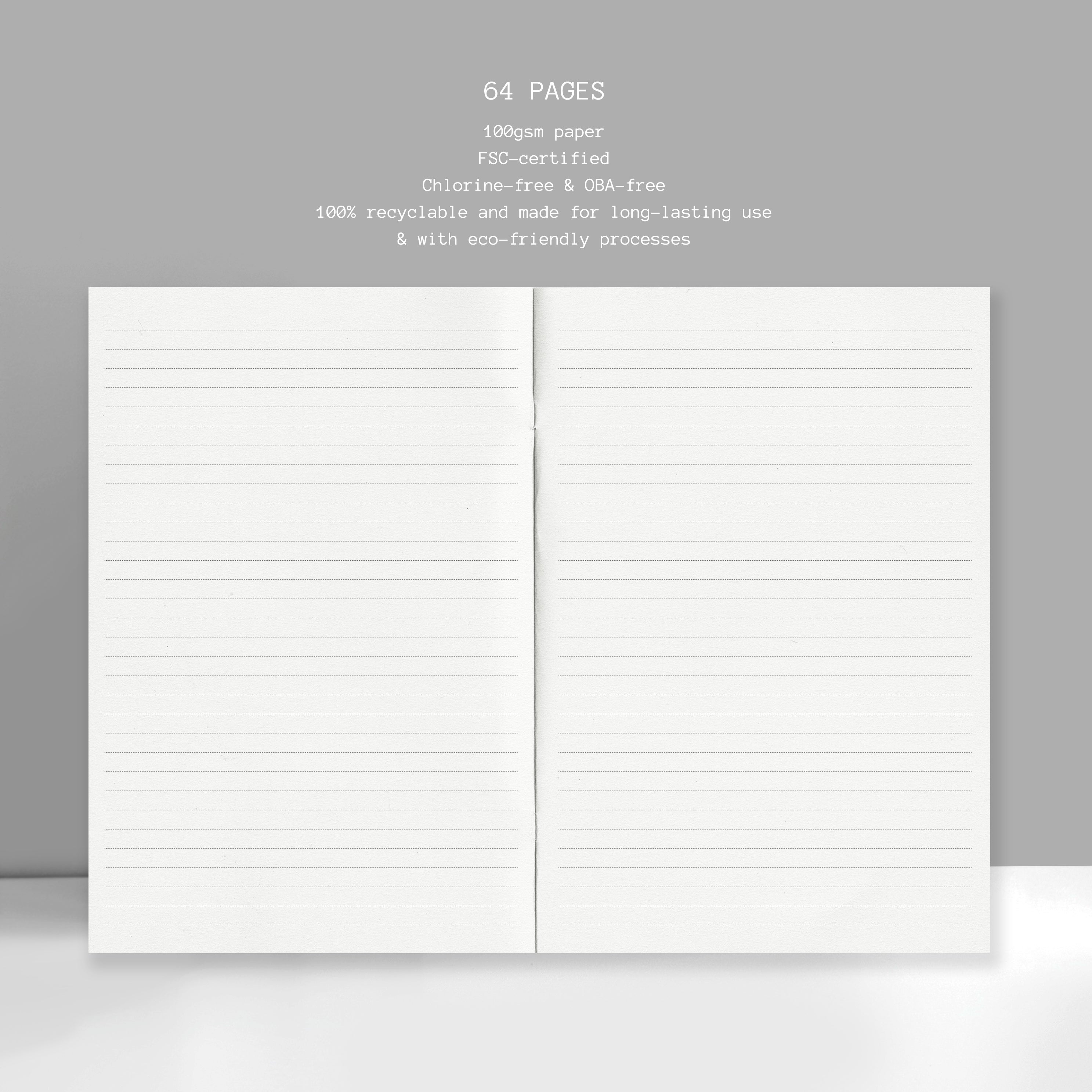 Handmade inserts for MyRoadbook A5 | Lined Paper | Refillable Journal & Notebook Inserts