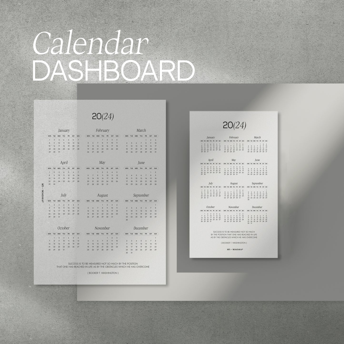 Calender Dashboard 2024/2025